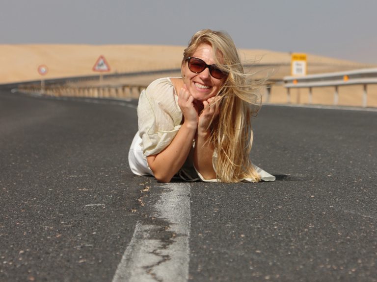 Natalie in Dunas de Corralejo Fuerteventura
